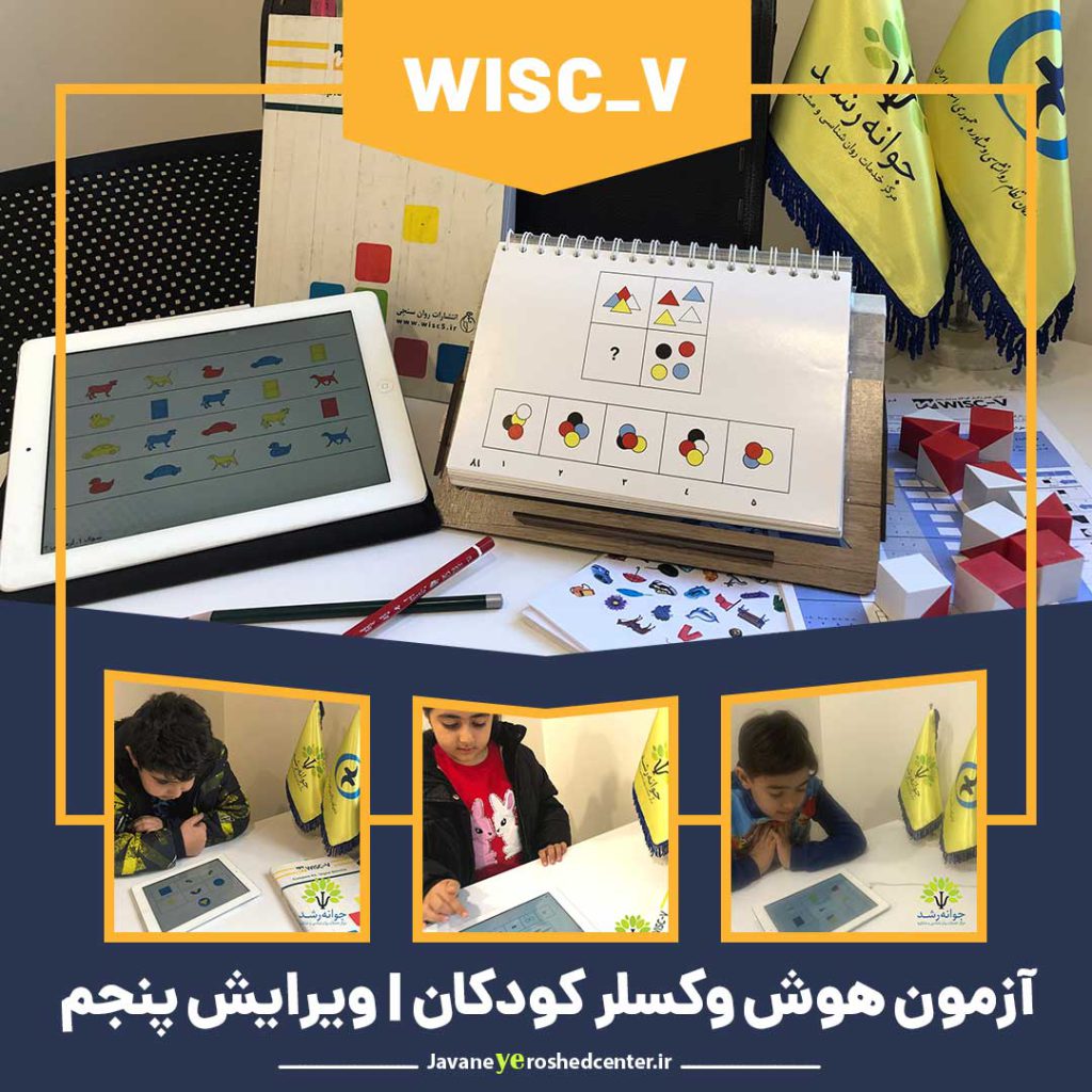 آزمون هوش وکسلر 5 - WISC_V - مرکز خدمات روانشناختی و مشاوره جوانه رشد تبریز